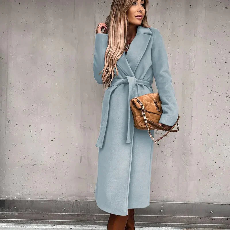 Clarissa | Women's Wool Long Coat – Elegant, Warm & Timelessly Chic