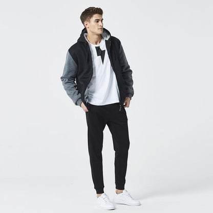 Ezra | Men's Hooded Winter Jacket – Fleece-Lined for Casual and Sporty Style