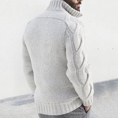 Theo | Men's Cozy Cable Knit Cardigan – Warm, Stylish & Perfect for Layering