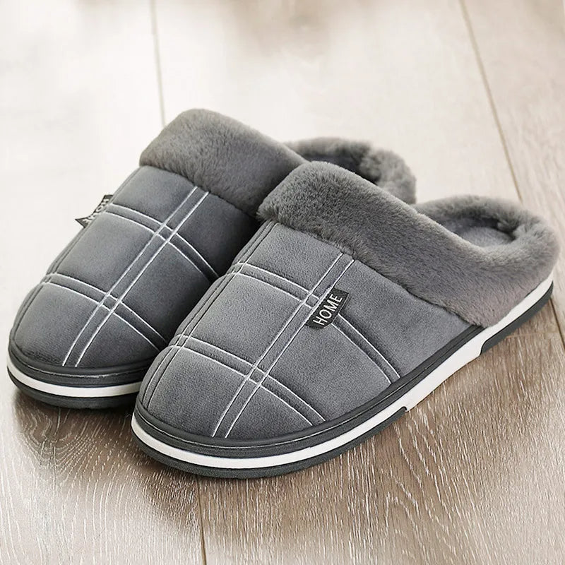 Miller | Men's Slip-On Slippers – Cozy & Warm Indoor Comfort Shoes