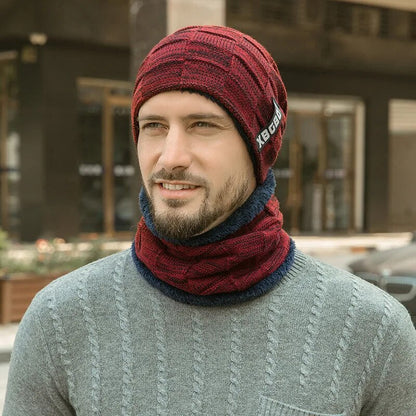 Harvey | Men's Beanie & Neck Warmer Set – Thick, Warm & Winter-Ready