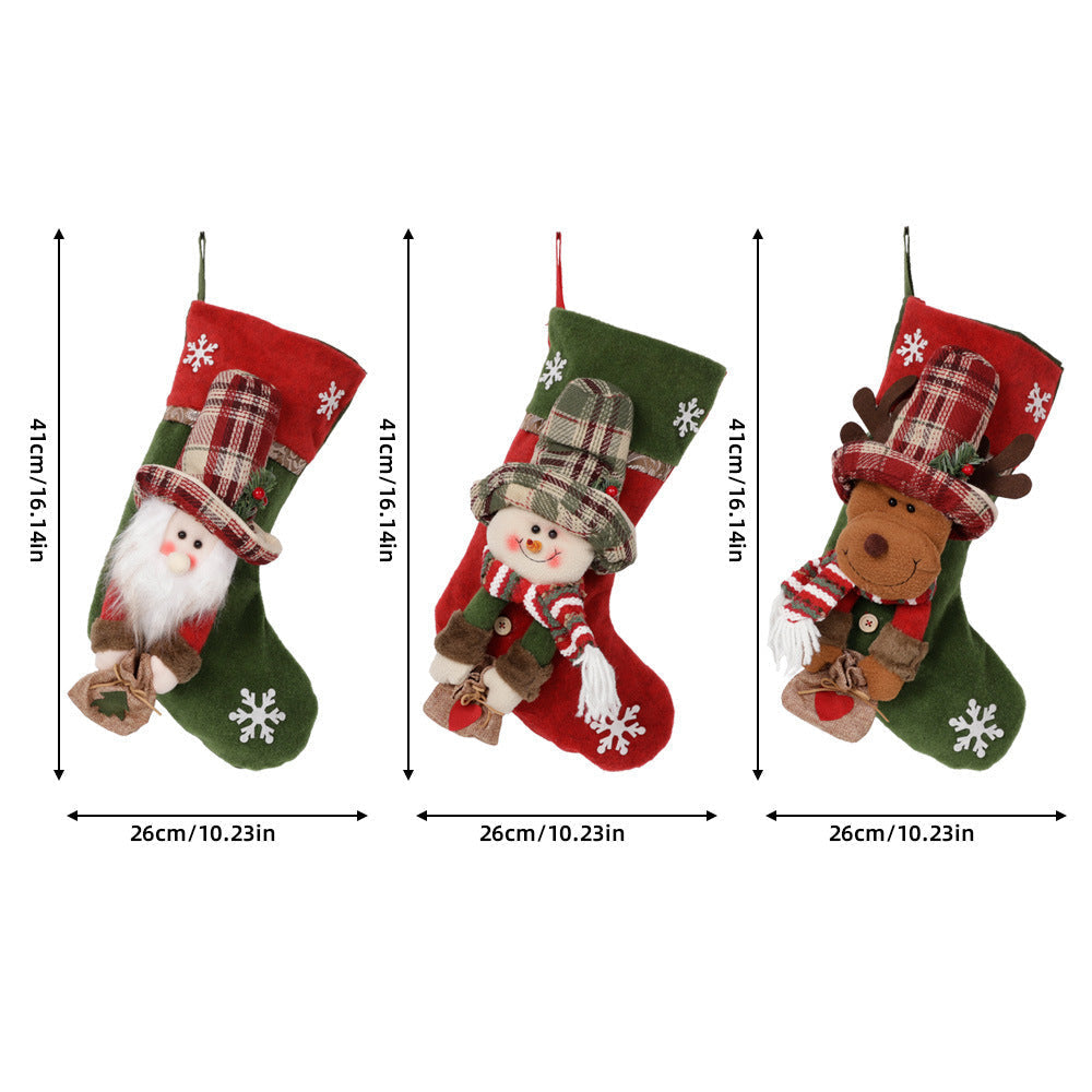 Festive | Christmas Sock Décor – Classic, Cozy & Perfect for Holiday Cheer