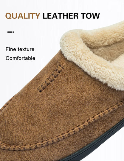 Johan | Men's Slip-On House Slippers – Breathable, Plush & Perfect for Everyday Use