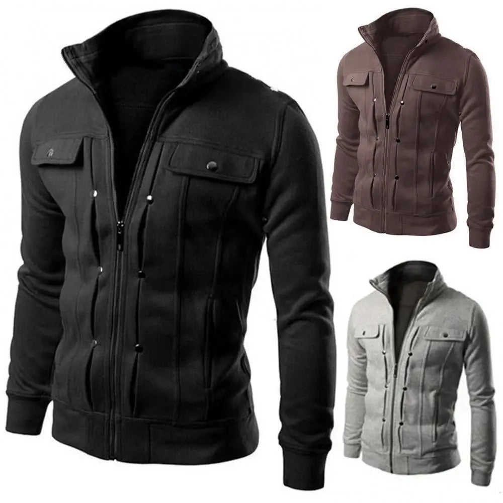 Samuel | Men's Fleece-Lined Winter Jacket – Durable, Windproof & Perfect for Outdoors