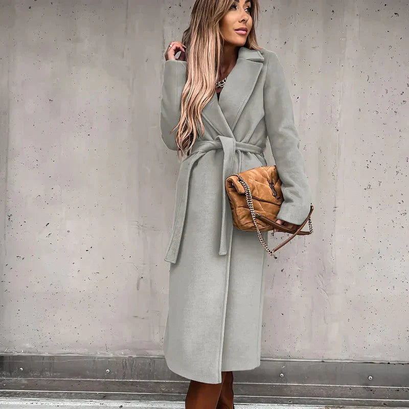 Clarissa | Women's Wool Long Coat – Elegant, Warm & Timelessly Chic