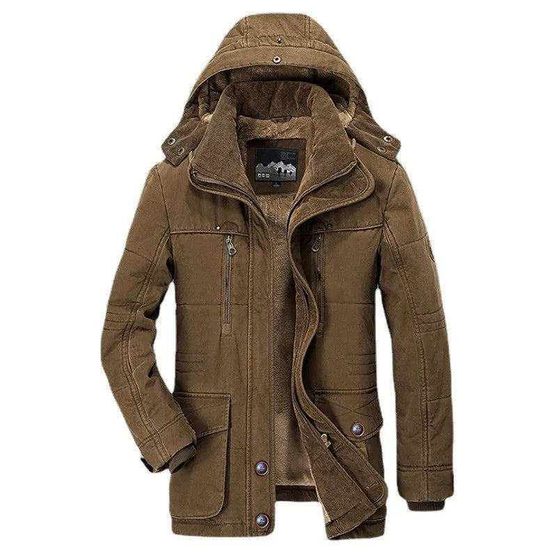 Tony | Men's Warm Winter Coat – Insulated, Plush-Lined & Cold-Weather Ready