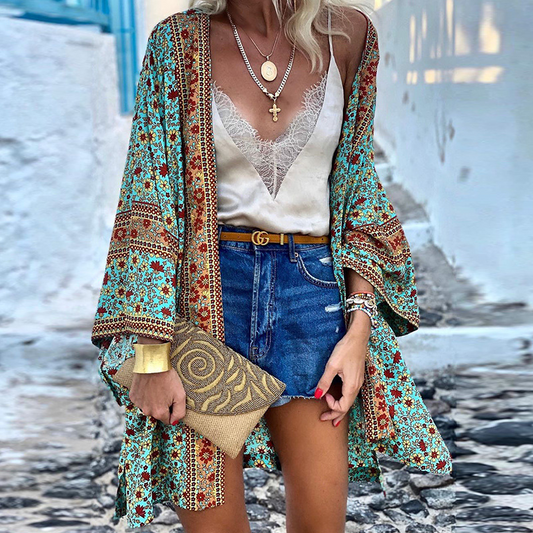 Laura | Women's Chic Boho Cover-Up – Stylish & Lightweight Summer Kimono