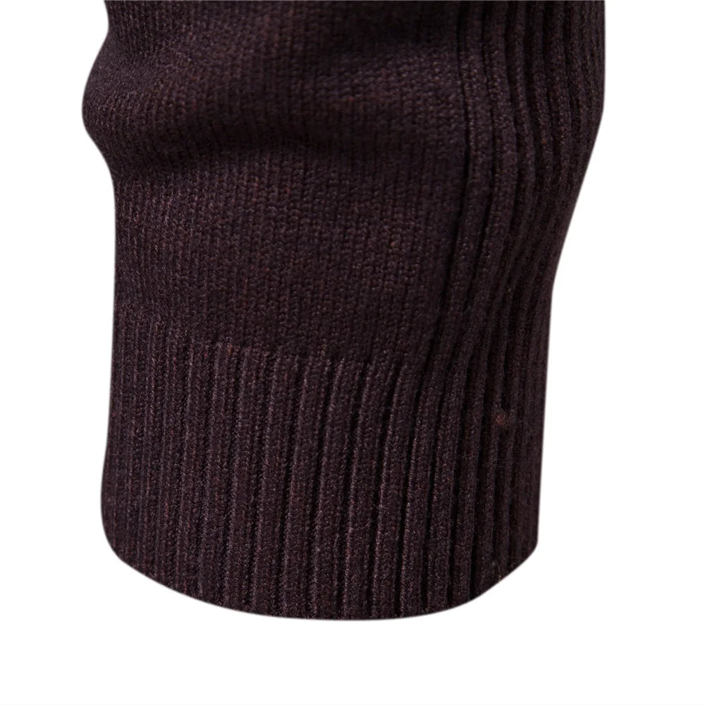 Niklaus | Men's Fitted Turtleneck Sweater – Sleek, Warm & Timeless