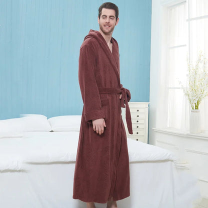 Francis | Men's Plush Bathrobe – Soft, Warm & Ultra-Comfortable Loungewear