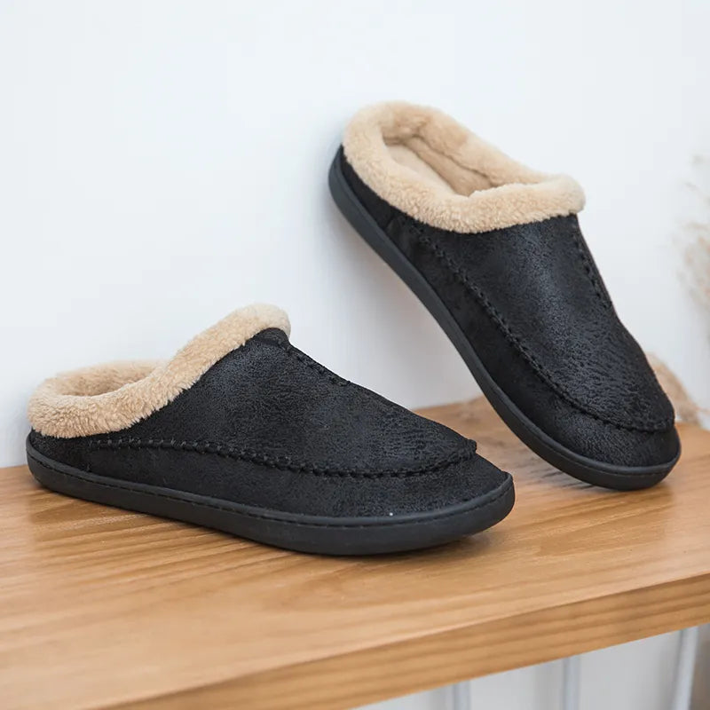 Johan | Men's Slip-On House Slippers – Breathable, Plush & Perfect for Everyday Use