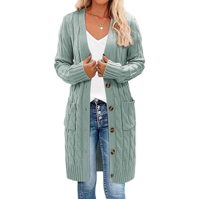 Aliya | Women's Chunky Knit Long Cardigan – Soft, Relaxed & Ultra-Comfortable