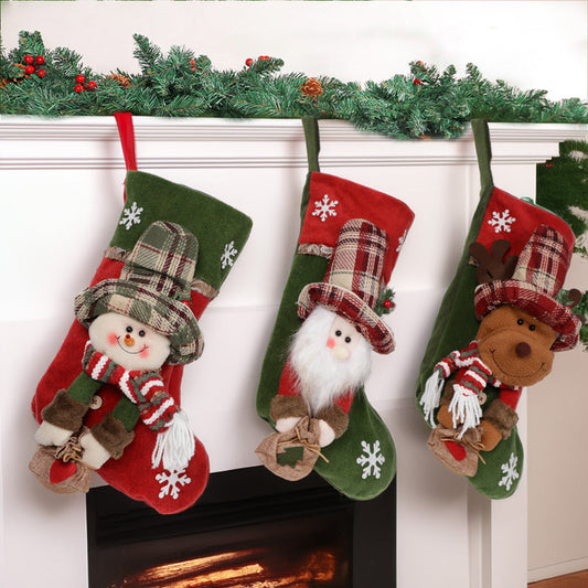 Festive | Christmas Sock Décor – Classic, Cozy & Perfect for Holiday Cheer