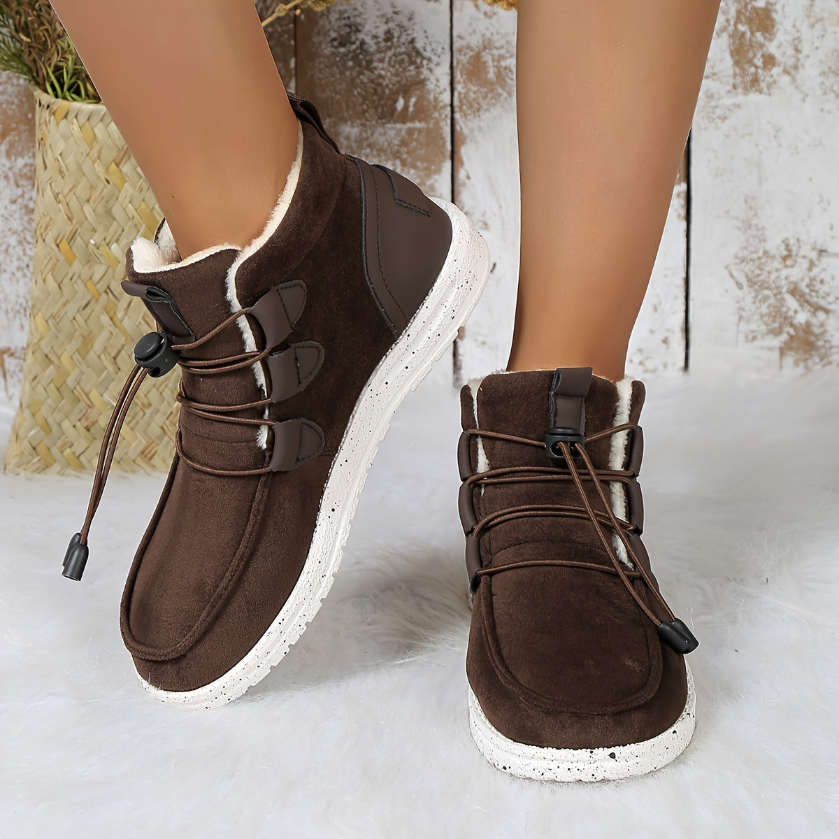 Dakota | Women's Winter Sneaker Boots – Plush Lining & All-Terrain Grip