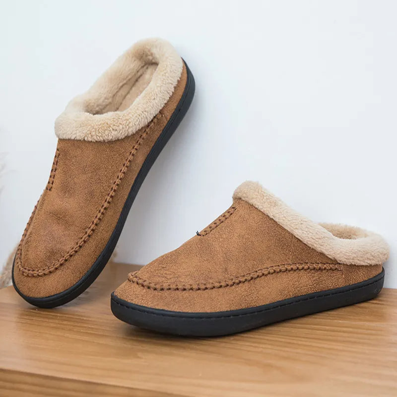 Johan | Men's Slip-On House Slippers – Breathable, Plush & Perfect for Everyday Use