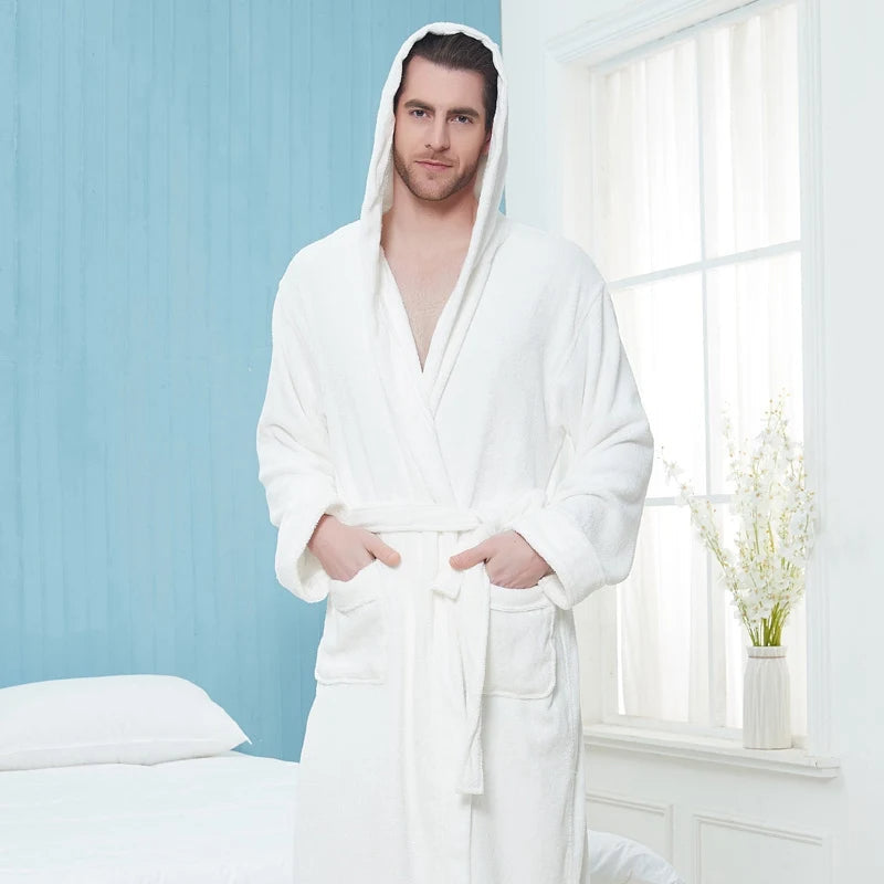 Francis | Men's Plush Bathrobe – Soft, Warm & Ultra-Comfortable Loungewear