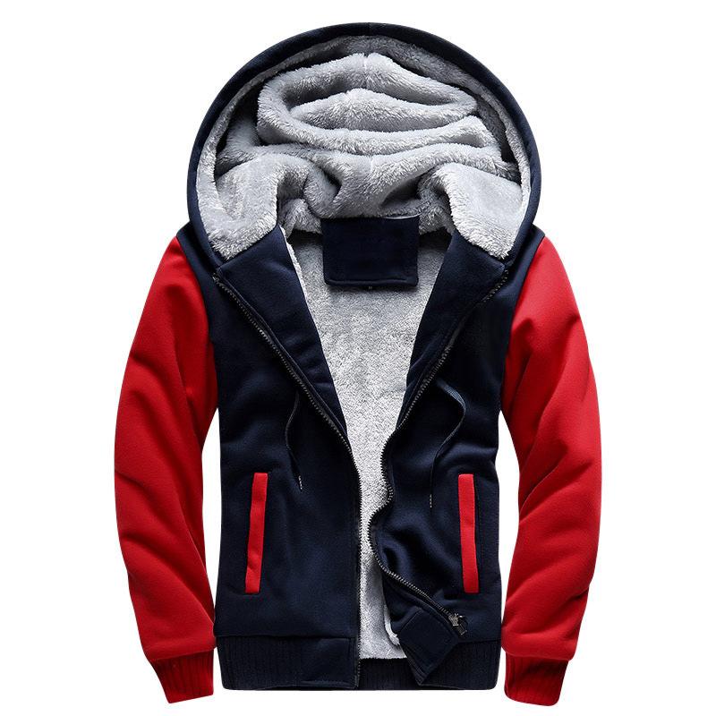 Ezra | Men's Hooded Winter Jacket – Fleece-Lined for Casual and Sporty Style