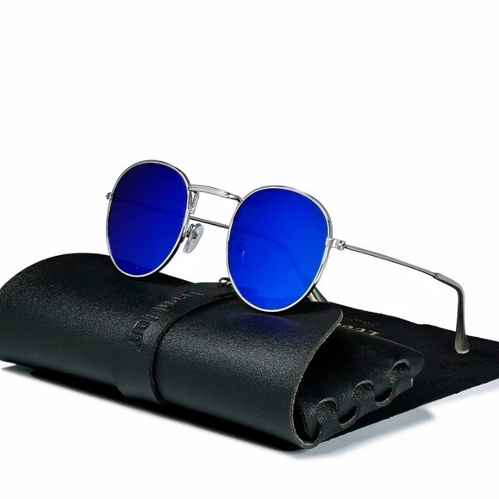 Leo | Men's Retro Round Sunglasses – Lightweight, Durable & Ultra-Cool