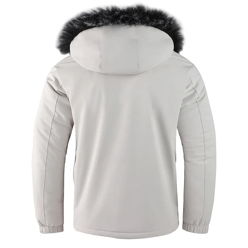 Maximo | Men's Insulated Winter Jacket – Plush Lined with Fur Hood for Maximum Warmth