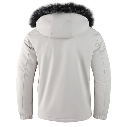 Maximo | Men's Insulated Winter Jacket – Plush Lined with Fur Hood for Maximum Warmth