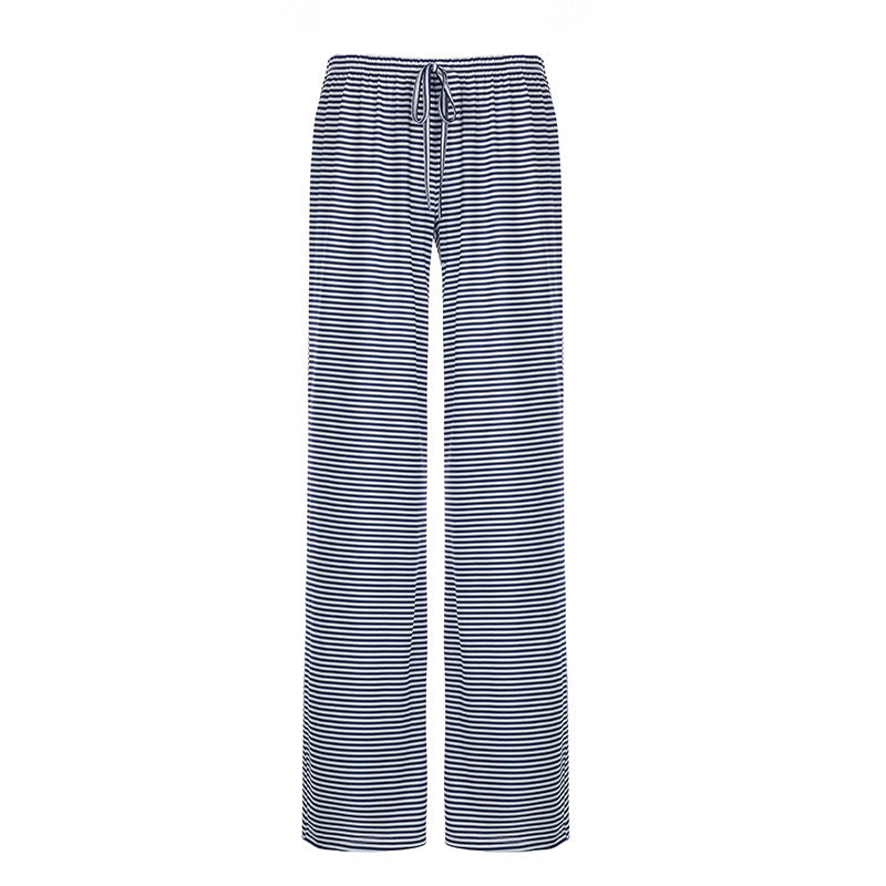 Lucy | Women's Striped Pants - Casual Drawstring Trousers for Comfort and Style