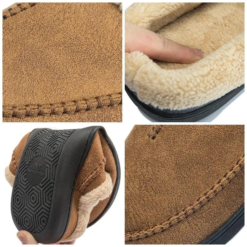 Johan | Men's Slip-On House Slippers – Breathable, Plush & Perfect for Everyday Use