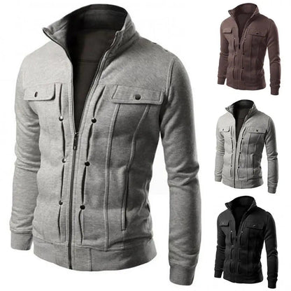 Samuel | Men's Fleece-Lined Winter Jacket – Durable, Windproof & Perfect for Outdoors