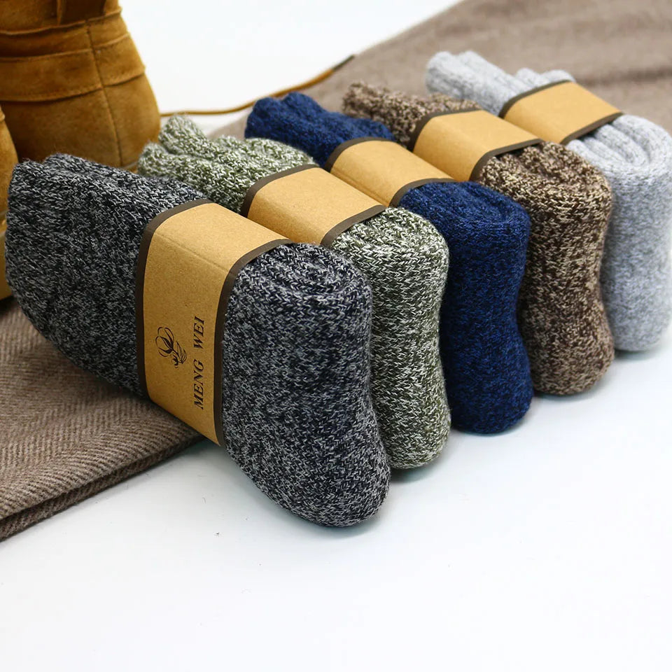 Elliot | Unisex Wool-Blend Winter Socks – Thermal, Soft & Everyday Cozy