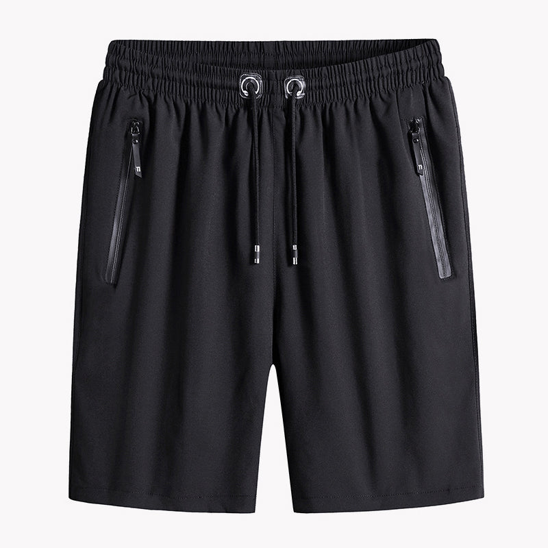 Azrael | Men's Plus Size Stretch Shorts – Breathable Fabric & Zipper Pockets