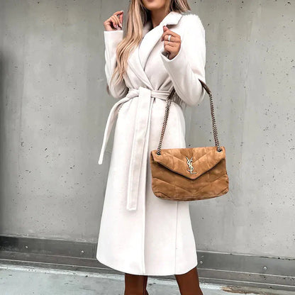 Clarissa | Women's Wool Long Coat – Elegant, Warm & Timelessly Chic