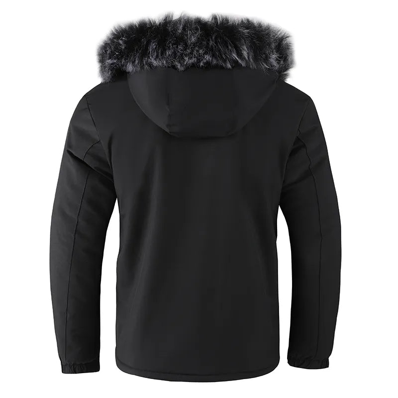 Maximo | Men's Insulated Winter Jacket – Plush Lined with Fur Hood for Maximum Warmth