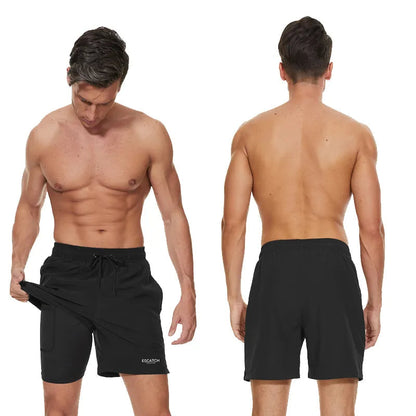 Pierce | Men's 2-Layer Swim Shorts – Sporty, Versatile & Built-In Leggings