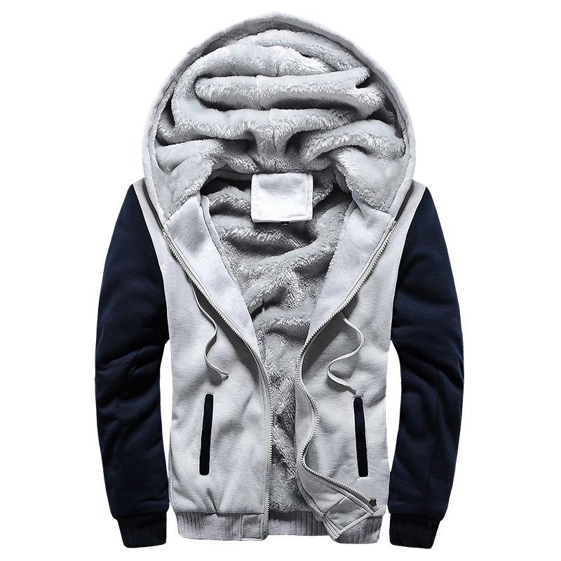 Ezra | Men's Hooded Winter Jacket – Fleece-Lined for Casual and Sporty Style