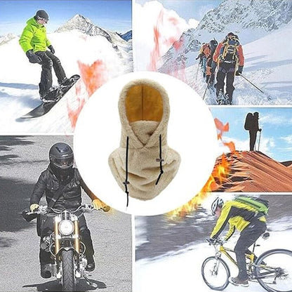 Arctic | Sherpa-Lined Ski Mask – Adjustable, Warm & Full Face Protection