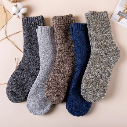 Elliot | Unisex Wool-Blend Winter Socks – Thermal, Soft & Everyday Cozy