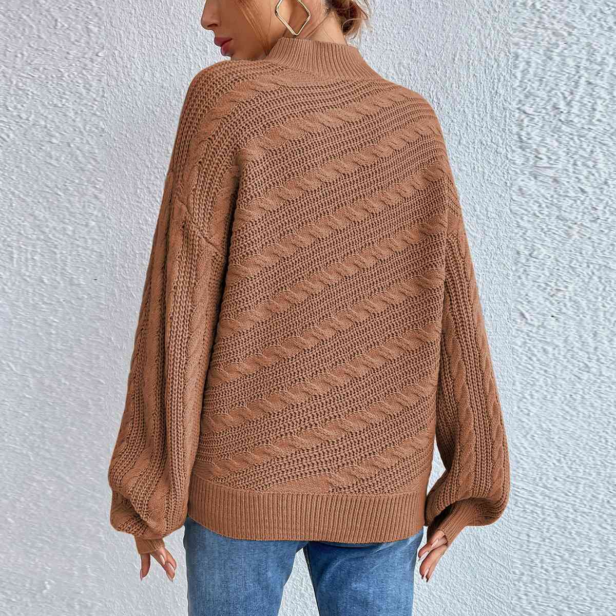 Sylvara | Cozy Cable Knit Sweater for Women Warm Fashion