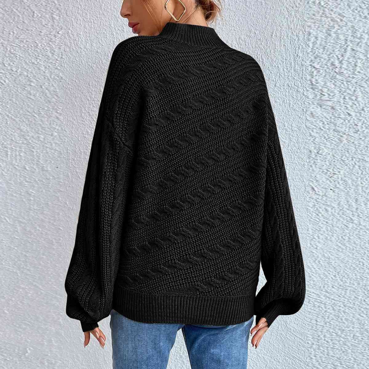 Sylvara | Cozy Cable Knit Sweater for Women Warm Fashion