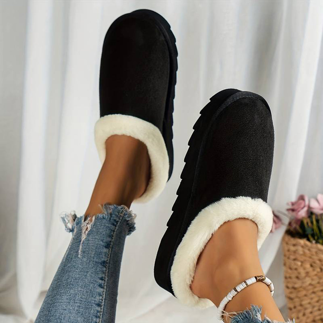 Daphne | Women's Cozy Winter Slippers - Plush Lined Slip-On for Warmth