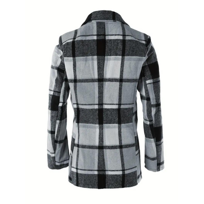 Andrea | Women's Casual Plaid Blazer – Stylish & Effortless Everyday Wear