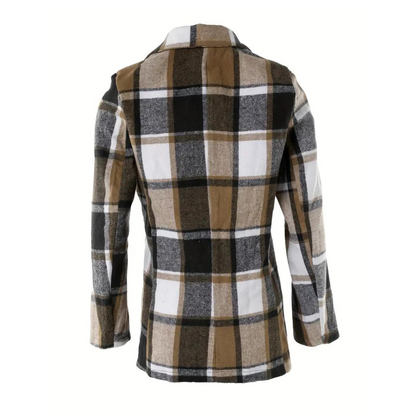 Andrea | Women's Casual Plaid Blazer – Stylish & Effortless Everyday Wear