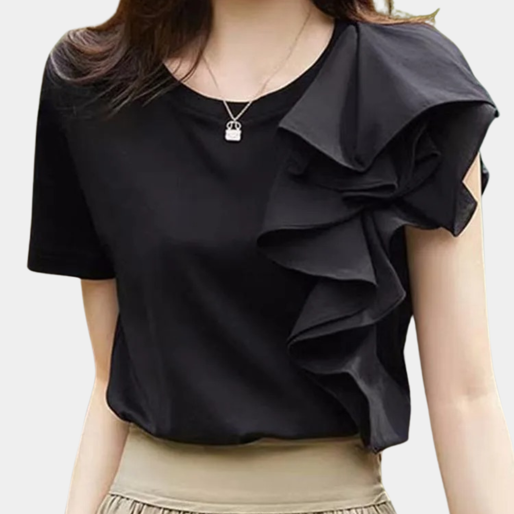 Bailey | Women's Ruffled Blouse – Elegant & Feminine Statement Top