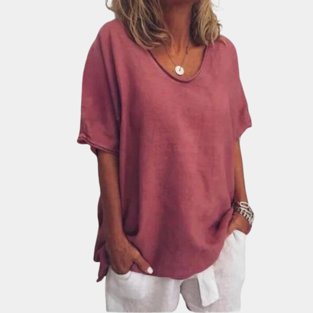 Sky | Women's Relaxed Oversized Tee – Lightweight, Casual & Trendy