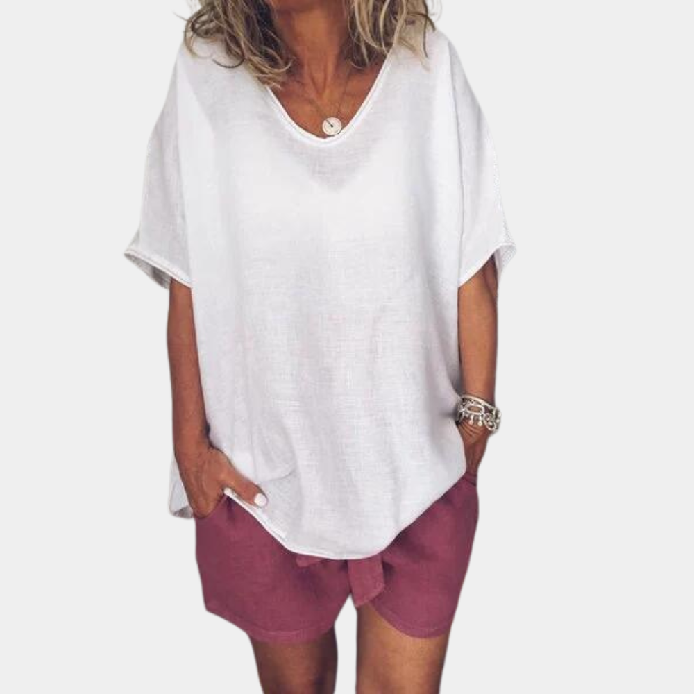 Sky | Women's Relaxed Oversized Tee – Lightweight, Casual & Trendy