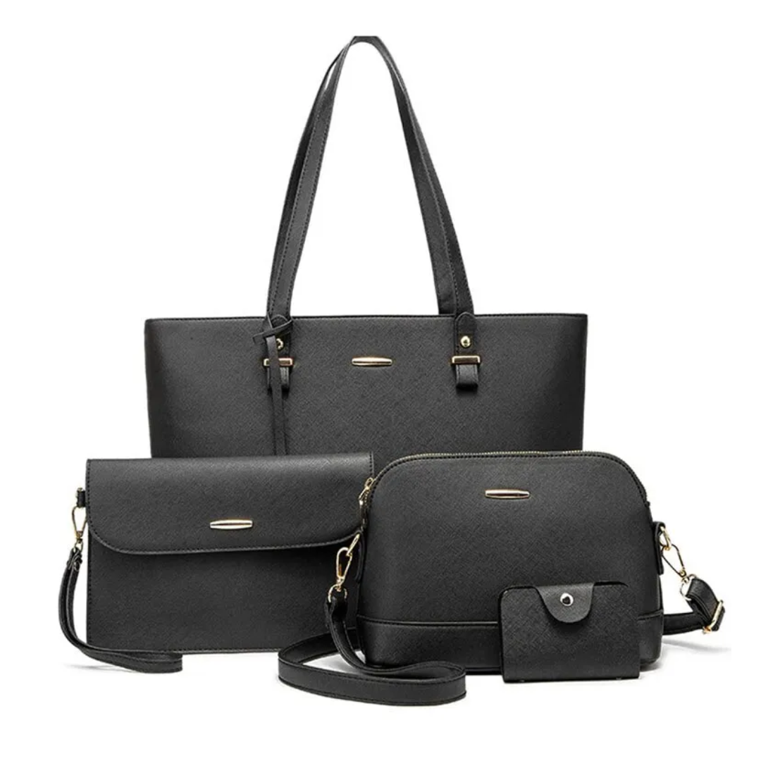 Mia | Women's 4-Piece Bag Set - Practical & Stylish