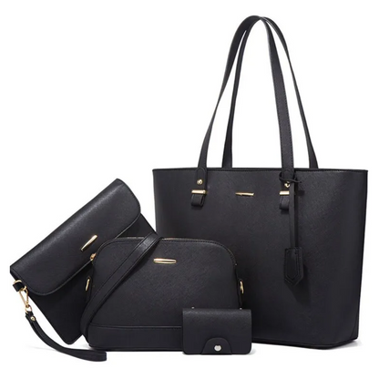 Mia | Women's 4-Piece Bag Set - Practical & Stylish