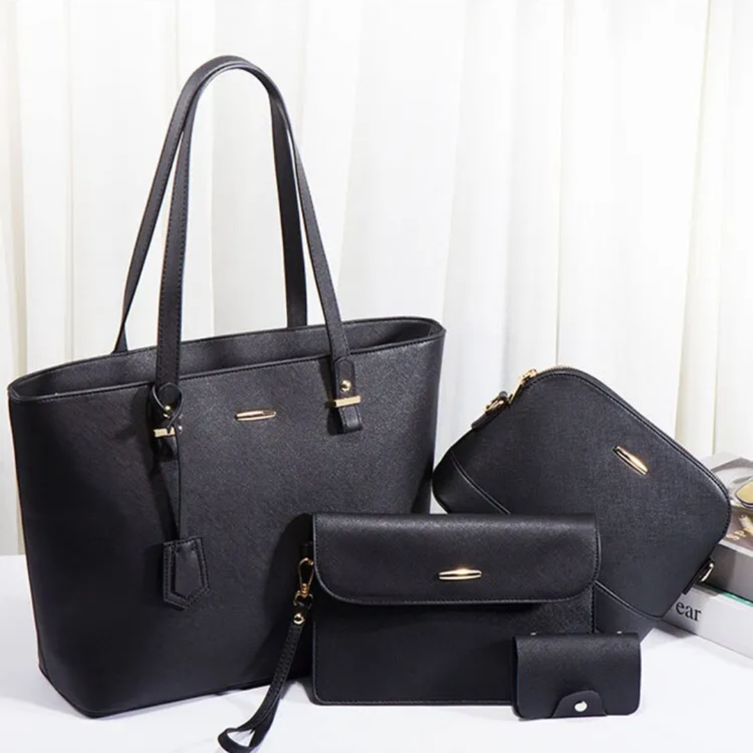 Mia | Women's 4-Piece Bag Set - Practical & Stylish