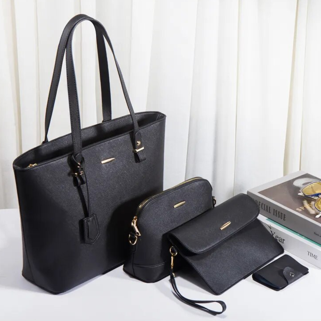 Mia | Women's 4-Piece Bag Set - Practical & Stylish