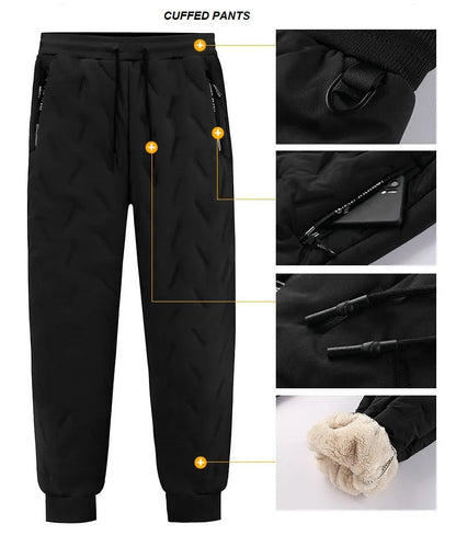 Zeke | Men's Winter Fleece Joggers – Stylish & Functional Cold-Weather Gear