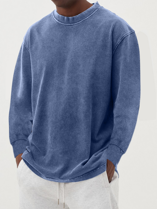 Finn | Men's Long Sleeve Sweater Shirt - Casual to Street Style