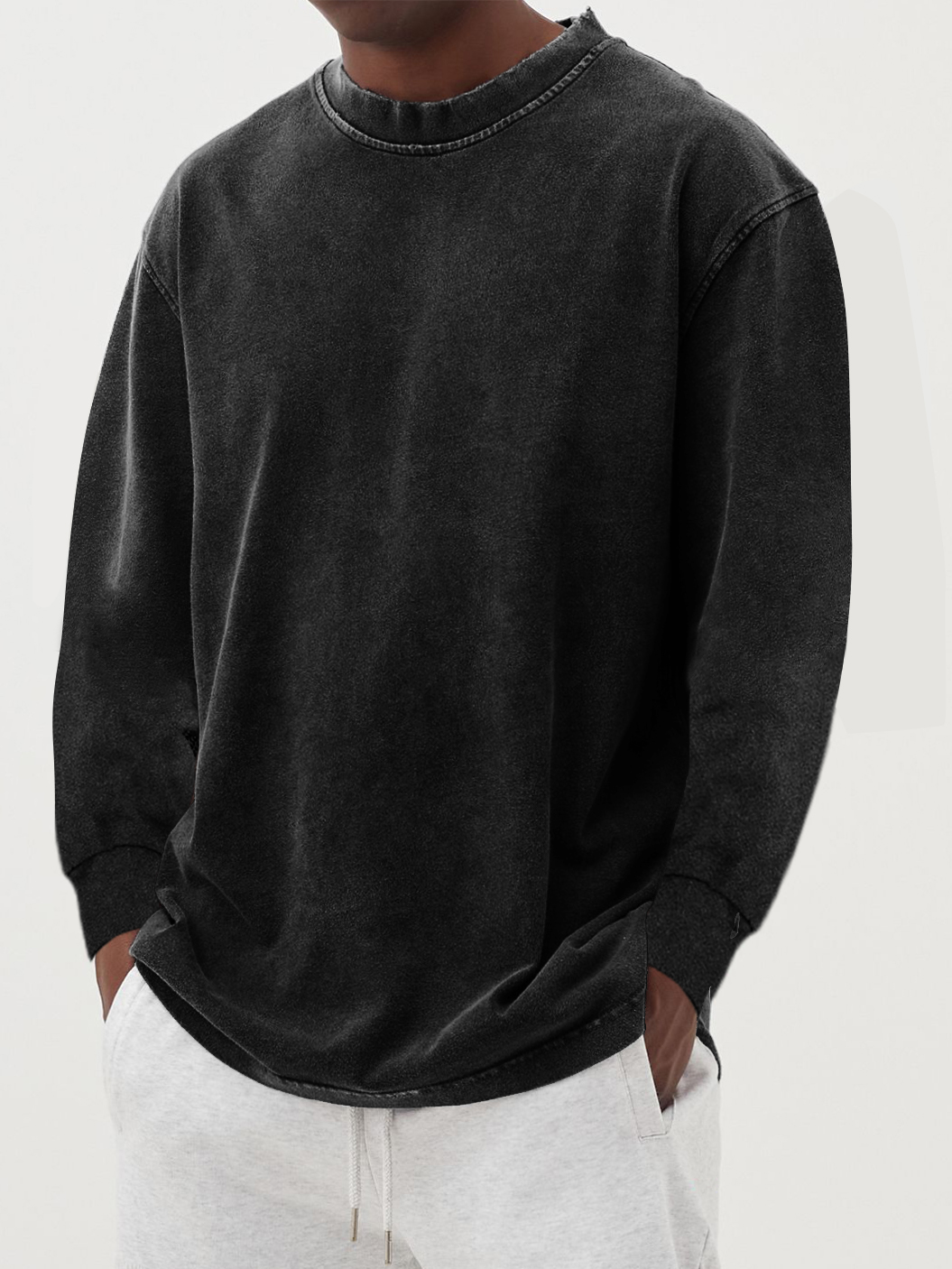 Finn | Men's Long Sleeve Sweater Shirt - Casual to Street Style