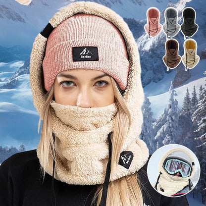 Arctic | Sherpa-Lined Ski Mask – Adjustable, Warm & Full Face Protection